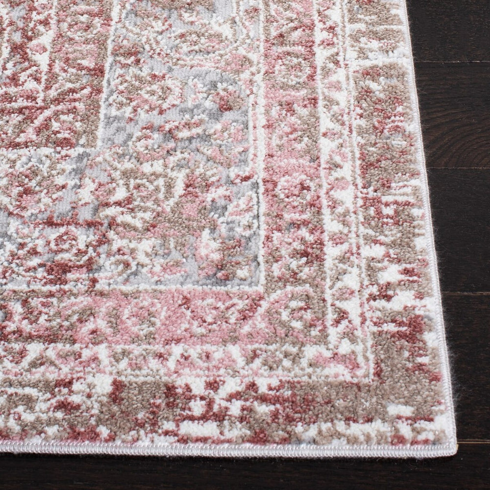 Lilypond 800 Lilypond 843 Transitional Power Loomed 75% Polypropylene 25% Polyester Rug Ivory / Rose
