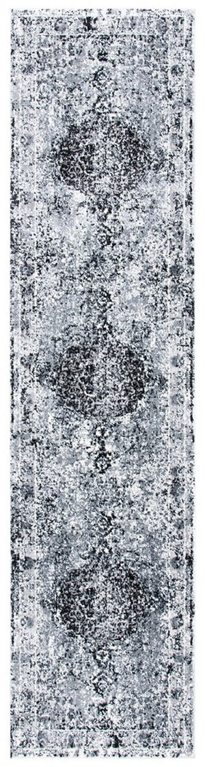 Lilypond 800 Lilypond 843 Transitional Power Loomed 75% Polypropylene 25% Polyester Rug Grey / Dark Grey