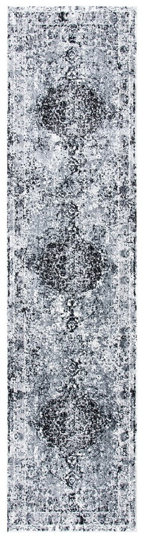 Lilypond 800 Lilypond 843 Transitional Power Loomed 75% Polypropylene 25% Polyester Rug Grey / Dark Grey