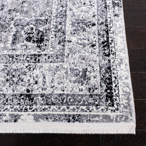 Lilypond 800 Lilypond 843 Transitional Power Loomed 75% Polypropylene 25% Polyester Rug Grey / Dark Grey