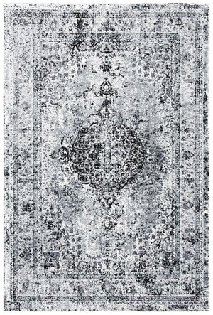 Lilypond 800 Lilypond 843 Transitional Power Loomed 75% Polypropylene 25% Polyester Rug Grey / Dark Grey