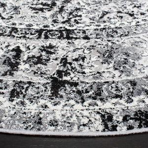 Lilypond 800 Lilypond 843 Transitional Power Loomed 75% Polypropylene 25% Polyester Rug Grey / Dark Grey