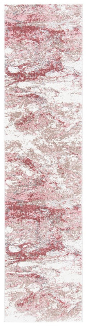 Lilypond 800 Lilypond 843 Transitional Power Loomed 75% Polypropylene 25% Polyester Rug Ivory / Rose