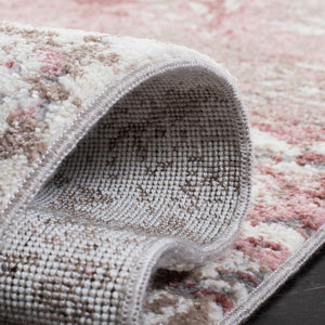 Lilypond 800 Lilypond 883 Contemporary Power Loomed 75% Polypropylene 25% Polyester Rug Ivory / Rose