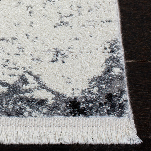 Lilypond 800 Lilypond 883 Contemporary Power Loomed 75% Polypropylene 25% Polyester Rug Grey / Dark Grey