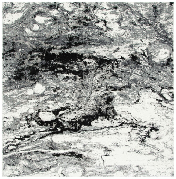 Lilypond 800 Lilypond 883 Contemporary Power Loomed 75% Polypropylene 25% Polyester Rug Grey / Dark Grey