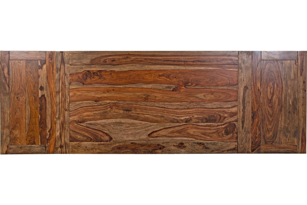 Porter Designs Taos Solid Sheesham Wood 72" - 112" Extension Natural Dining Table Brown 07-196-01-9039H