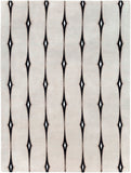 Luminous LMN-3002 Modern Wool, Viscose Rug LMN3002-811 Beige, Black, Taupe, Light Gray, White 95% Wool, 5% Viscose 8' x 11'