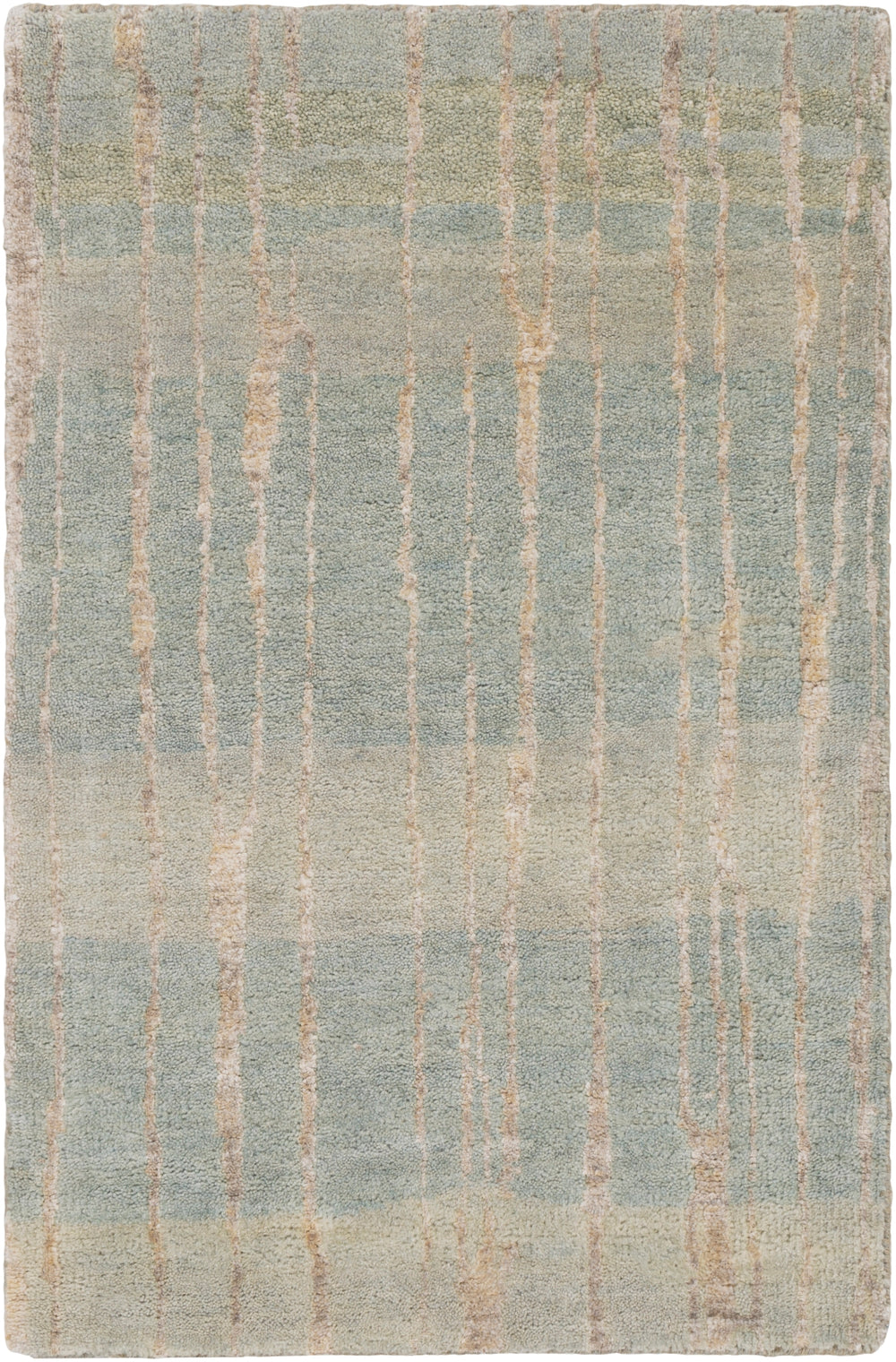 Luminous LMN-3022 Modern Wool, Viscose Rug LMN3022-23 Sage 70% Wool, 30% Viscose 2' x 3'