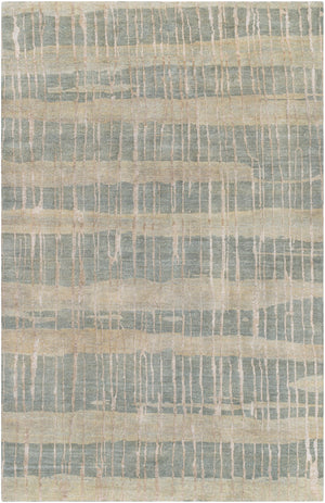 Luminous LMN-3022 Modern Wool, Viscose Rug LMN3022-58 Sage 70% Wool, 30% Viscose 5' x 8'
