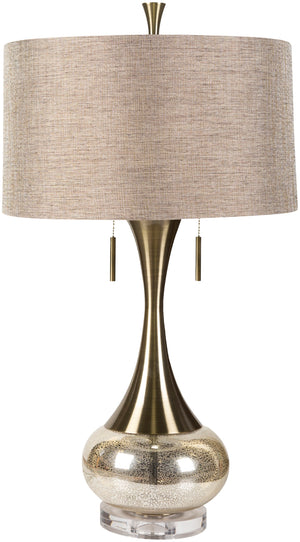 Karval LMP-1059 Modern Faux Silk, Glass, Metal, Acrylic table Lamp LMP-1059 Camel, N/A Faux Silk, Glass, Metal, Acrylic 33"H x 18"W x 18"D