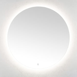 Safavieh Ashden, 36 Inch, Silver, Aluminum Led Mirror Silver Metal LMR1004A