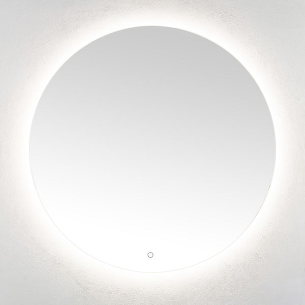 Safavieh Ashden, 36 Inch, Silver, Aluminum Led Mirror Silver Metal LMR1004A