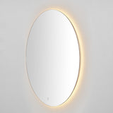 Safavieh Ashden, 36 Inch, Silver, Aluminum Led Mirror Silver Metal LMR1004A