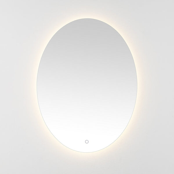 Safavieh Nolan, 24 Inch, White, Aluminum Led Mirror White Metal LMR1005A