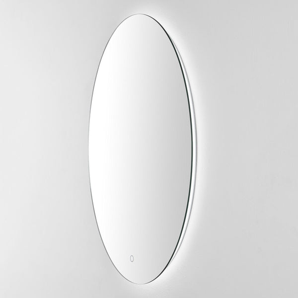Safavieh Nolan, 24 Inch, White, Aluminum Led Mirror White Metal LMR1005A