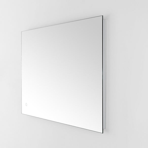 Safavieh Jed, 24 Inch, Silver, Aluminum Led Mirror  Silver  Metal LMR1006A