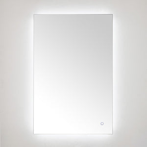 Safavieh Jed, 24 Inch, Silver, Aluminum Led Mirror  Silver  Metal LMR1006A