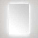 Safavieh Jed, 24 Inch, Silver, Aluminum Led Mirror  Silver  Metal LMR1006A