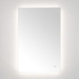 Safavieh Jed, 24 Inch, Silver, Aluminum Led Mirror  Silver  Metal LMR1006A