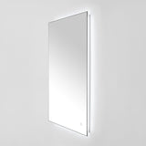 Safavieh Jed, 24 Inch, Silver, Aluminum Led Mirror  Silver  Metal LMR1006A