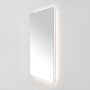 Safavieh Jed, 24 Inch, Silver, Aluminum Led Mirror  Silver  Metal LMR1006A
