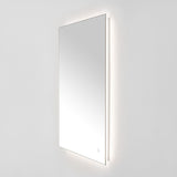 Safavieh Jed, 24 Inch, Silver, Aluminum Led Mirror  Silver  Metal LMR1006A