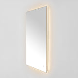 Safavieh Jed, 24 Inch, Silver, Aluminum Led Mirror  Silver  Metal LMR1006A