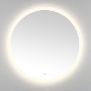 Safavieh Whit, 36 Inch, Silver/White, Aluminum Led Mirror  Silver  / White Metal LMR1008A