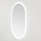 Safavieh Wes, 24 Inch, Silver/White, Aluminum Led Mirror  Silver  / White Metal LMR1009A