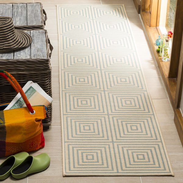 Safavieh Linden 123 PowerLoomed 100% Polypropylene Pile Indoor/ Outdoor Rug LND123L-9