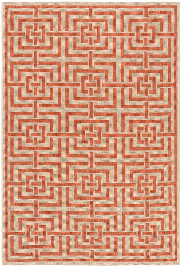 Safavieh Linden 128 PowerLoomed 100% Polypropylene Pile Indoor/ Outdoor Rug LND128R-5