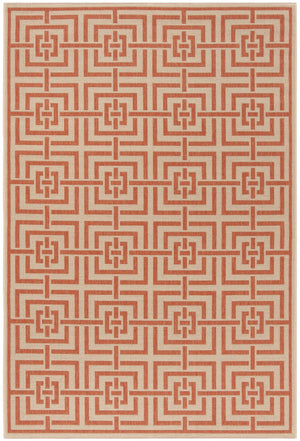 Safavieh Linden 128 PowerLoomed 100% Polypropylene Pile Indoor/ Outdoor Rug LND128R-5