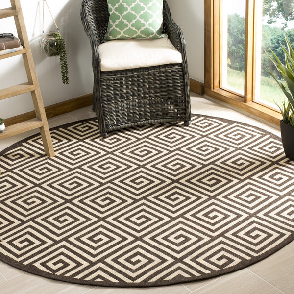 Safavieh Linden 129 PowerLoomed 100% Polypropylene Pile Indoor/ Outdoor Rug LND129U-5