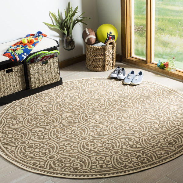 Safavieh Linden 134 PowerLoomed 100% Polypropylene Pile Indoor/ Outdoor Rug LND134C-8SQ
