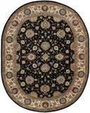 Nourison Nourison 2000 2204 Persian Handmade Tufted Indoor Area Rug Midnight 7'6" x 9'6" OVAL 99446301291