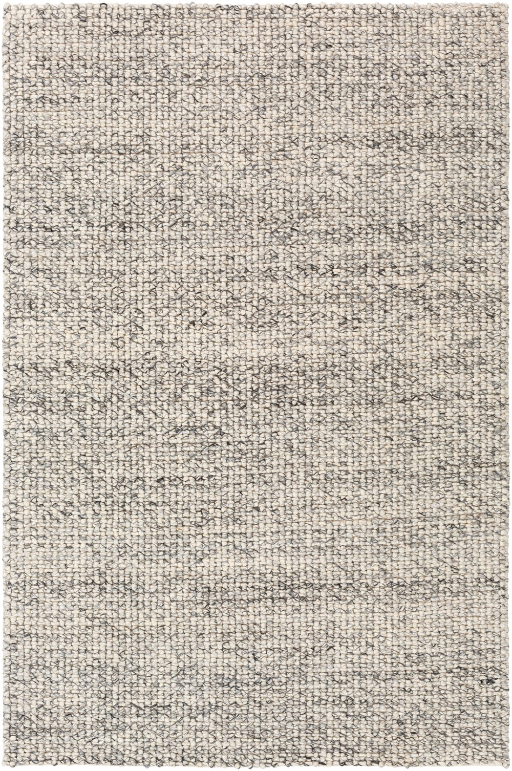Lucerne LNE-1001 Modern Wool, Polyester Rug LNE1001-81013 Charcoal, Ivory 60% Wool, 40% Polyester 8'10" x 13'