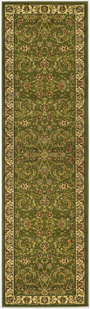 Lyndhurst Lnh219  Power Loomed Polypropylene Pile Rug Sage / Ivory
