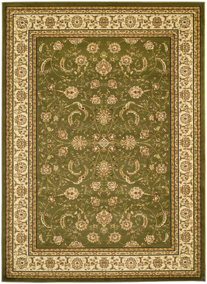 Lyndhurst Lnh219  Power Loomed Polypropylene Pile Rug Sage / Ivory