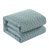 Blaine Green Twin 2pc Duvet Set