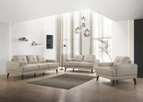 Porter Designs Anzio Top Quality Leather Transitional Sofa Cream 02-204C-01-7120