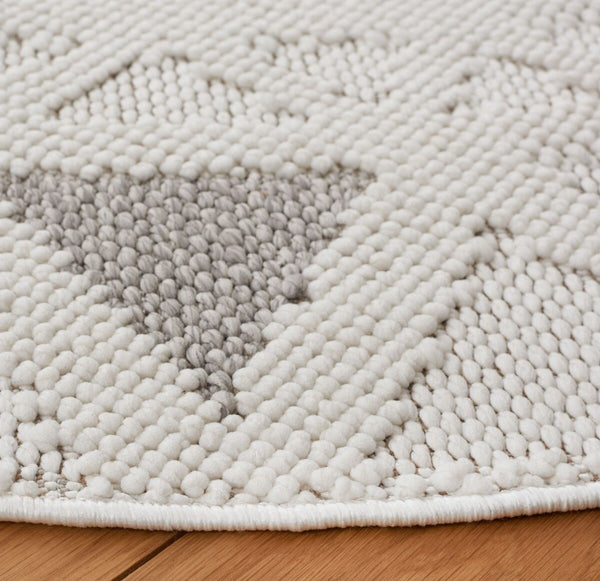 Safavieh Lotus 102 Transitional Power Loomed Rug Ivory / Dark Grey LOT102A-9