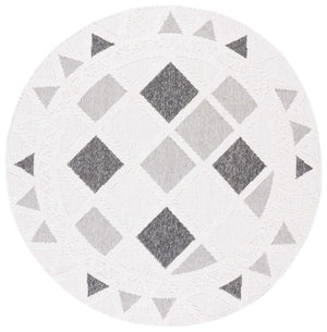 Safavieh Lotus 102 Transitional Power Loomed Rug Ivory / Dark Grey LOT102A-9