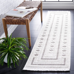 Safavieh Lotus 104 Transitional Power Loomed Rug Ivory / Grey LOT104A-9