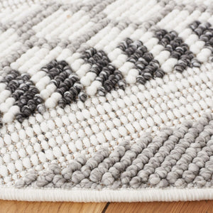 Safavieh Lotus 107 Transitional Power Loomed Rug Ivory / Dark Grey LOT107A-9