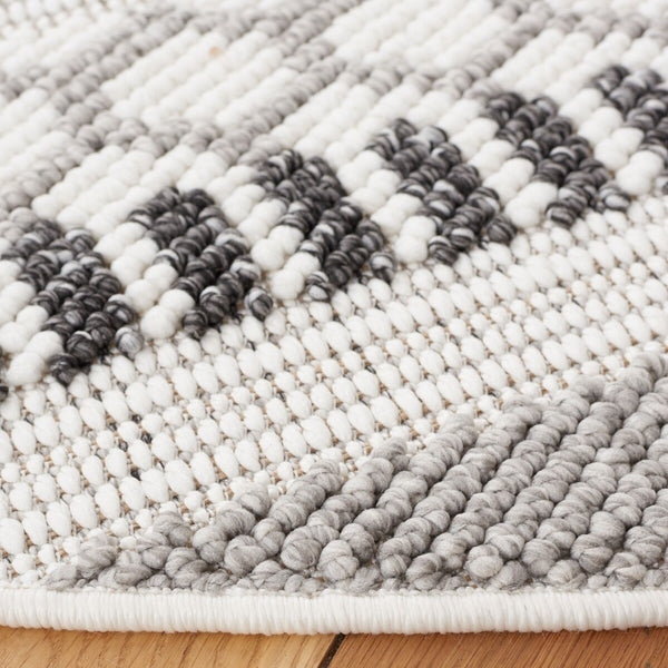 Safavieh Lotus 107 Transitional Power Loomed Rug Ivory / Dark Grey LOT107A-9