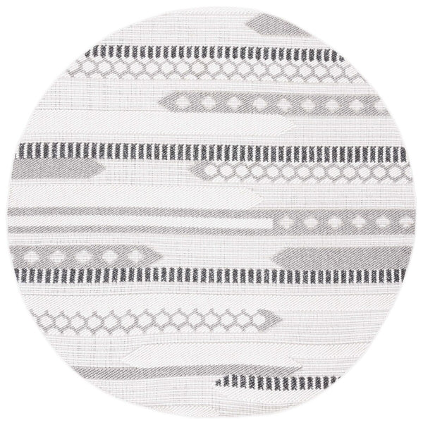 Safavieh Lotus 107 Transitional Power Loomed Rug Ivory / Dark Grey LOT107A-9