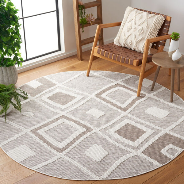 Safavieh Lotus 110 Transitional Power Loomed Rug Beige / Ivory LOT110B-9