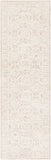 Louvre LOU-2301 Traditional Wool Rug LOU2301-268 Khaki, Cream 100% Wool 2'6" x 8'