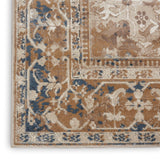 Nourison kathy ireland Home Malta MAI05 Vintage Machine Made Power-loomed Indoor only Area Rug Taupe 5'3" x 7'7" 99446360779
